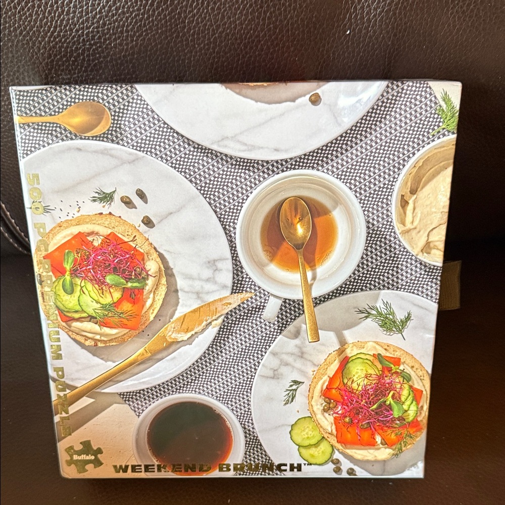 Buffalo  Weekend Brunch Puzzle - 500 pieces.  Has poster